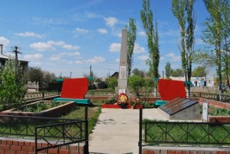 Памятник погибшим в годы ВОВ, находящийся в рп Гумрак