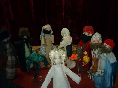 Куклы из Рождественского представления